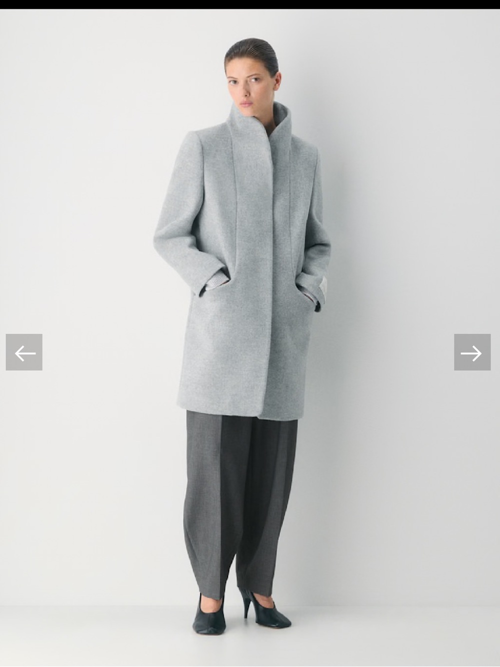The Cocoon Coat - Luxe Wool Cashmere - Picture 8 of 14